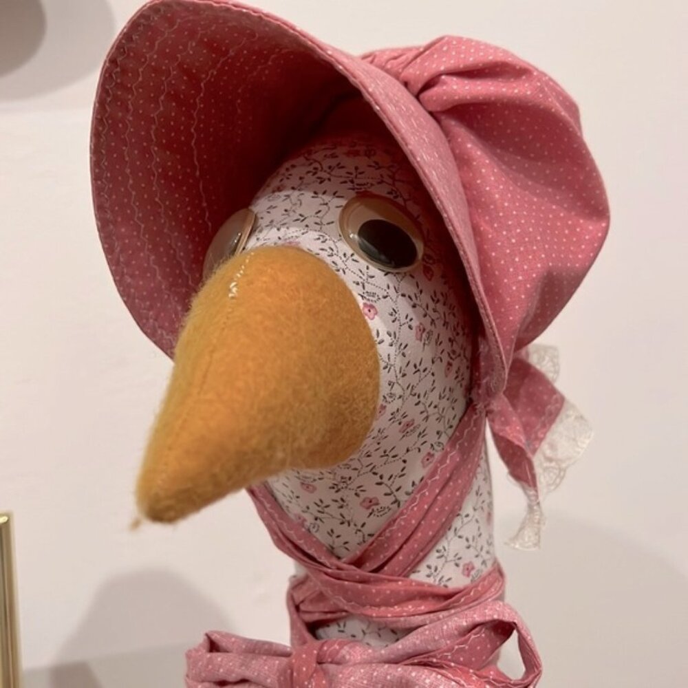Judgemental mother goose door stop handmade  attitude and charm